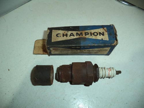 Champion spark plug - spark,